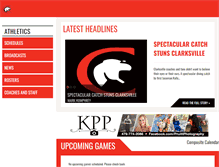 Tablet Screenshot of clarksvillepanthers.com